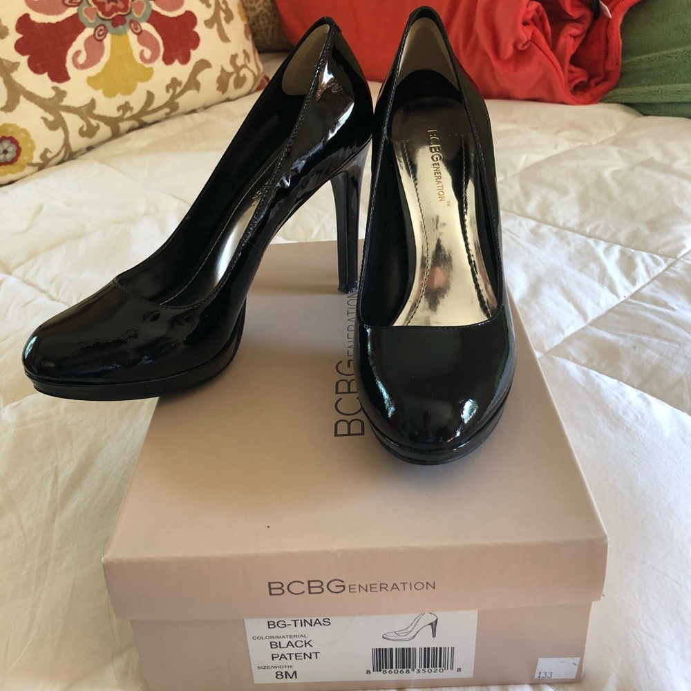 Black Bcbgeneration Platform Heels - image 1
